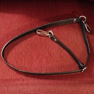 Coach Black Leather Handbag Strap